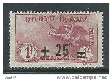 Frankrijk, Yv 168 Jaar 1922, Orphelins, Postfris (MNH)  Cote 70 Euro, Zie Scan - Neufs