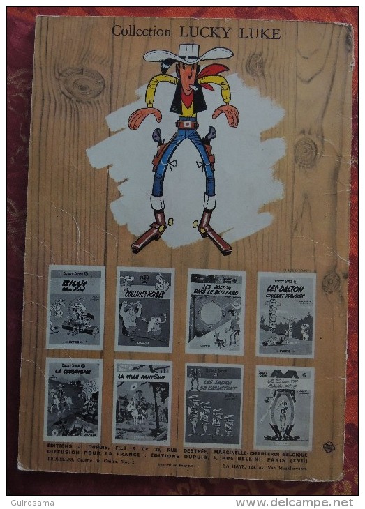 Morris Et Goscinny : Lucky Luke - N°25 : La Ville Fantôme - © 1966 - Edition Dupuis - 46 P. - Page De Pub Spirou - Lucky Luke