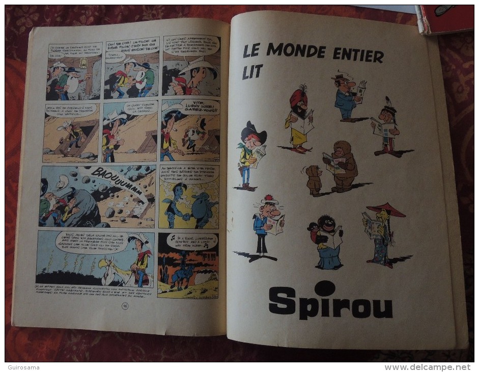 Morris et Goscinny : Lucky Luke - n°25 : La ville fantôme - © 1966 - Edition Dupuis - 46 p. - page de pub Spirou