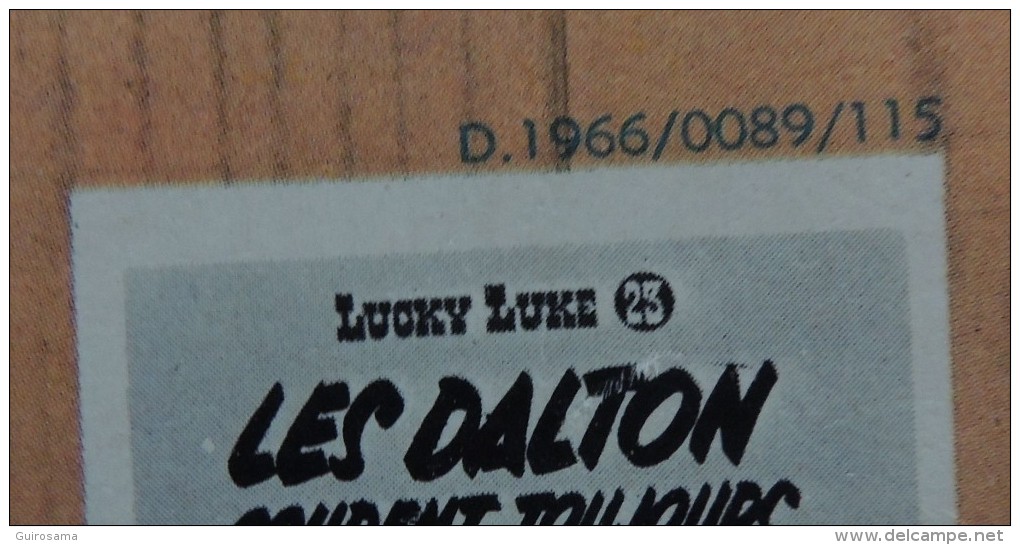 Morris Et Goscinny : Lucky Luke - N°26 : Les Dalton Se Rachètent - © 1966 - Edition Dupuis - 46 P. - Page De Pub Spirou - Lucky Luke