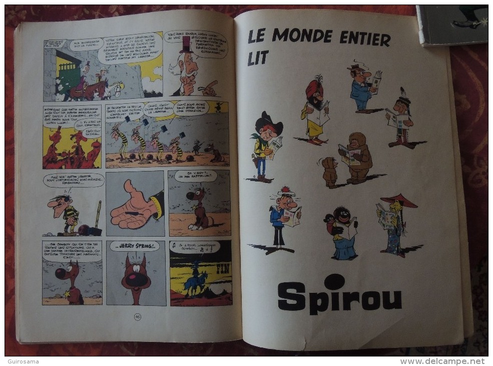 Morris et Goscinny : Lucky Luke - n°26 : Les Dalton se rachètent - © 1966 - Edition Dupuis - 46 p. - page de pub Spirou