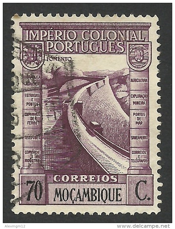 Mozambique, 70 C. 1938, Scott # 280, Used - Mozambique