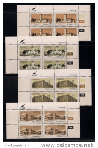 CISKEI, 1983, MNH Control Block Stamps,Educational Institutes, M 43-46 - Ciskei