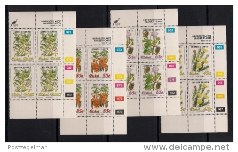 CISKEI, 1993, MNH Control Block Stamps, Invader Plants,  M 242-245 - Ciskei