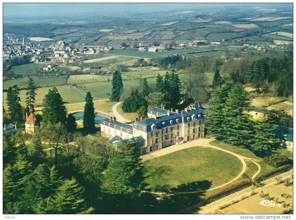 SAINT HONORE LES BAINS VUE AERIENNE - Saint-Honoré-les-Bains