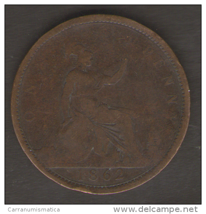 GRAN BRETAGNA 1 PENNY 1862 - D. 1 Penny