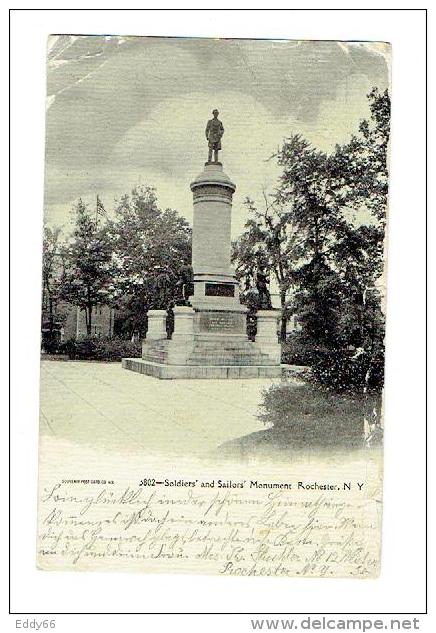 Rochester N.Y.          Soldaten Und Matrosendenkmal - Rochester