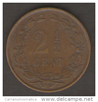 PAESI BASSI 2 1/2 CENT 1881 - 1849-1890 : Willem III