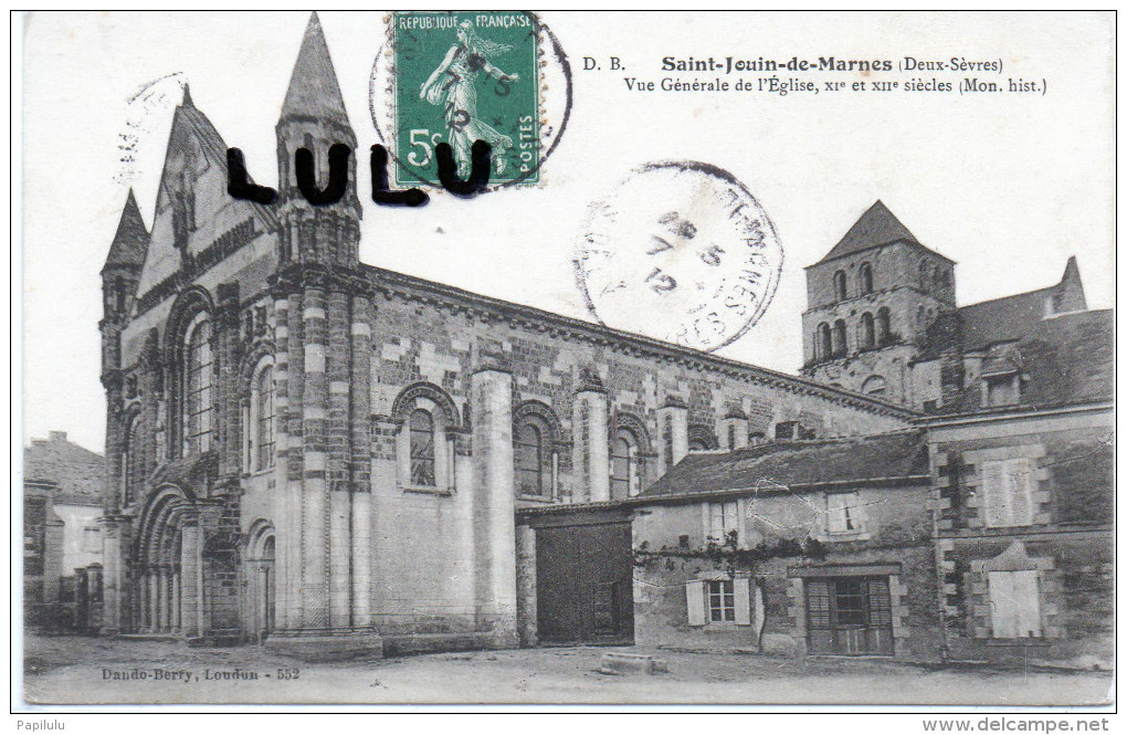 DEPT 79 : Saint Jouin De Marnes , Vue Générale De L église - Saint Jouin De Marnes