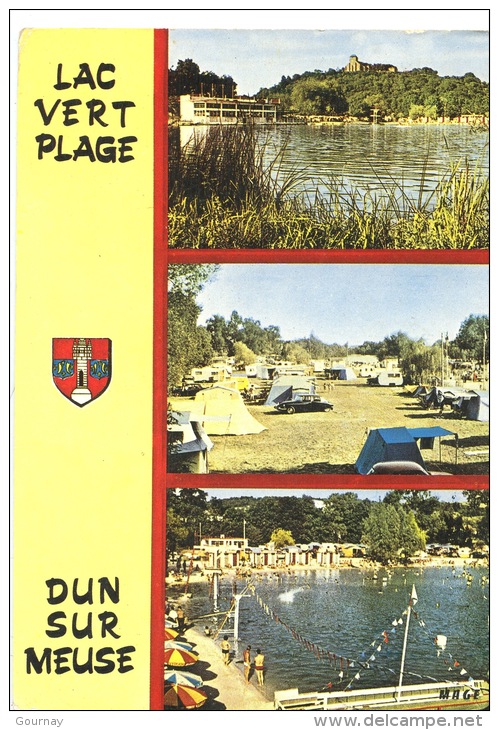 Dun Sur Meuse (55) : Lac Vert Plage (multivues N°557/2 éd Mage) - Dun Sur Meuse