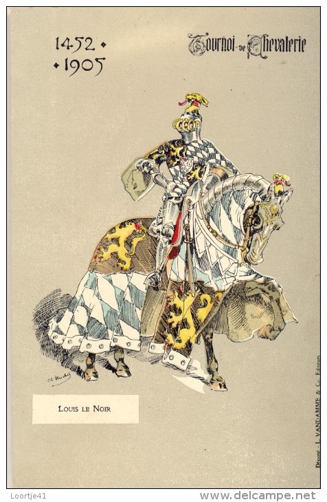 PK - Tournoi De Chevalerie - Tornooi - Ridders -  1452 -1905 - Louis Le Noir - Illustr Michel - Sonstige & Ohne Zuordnung