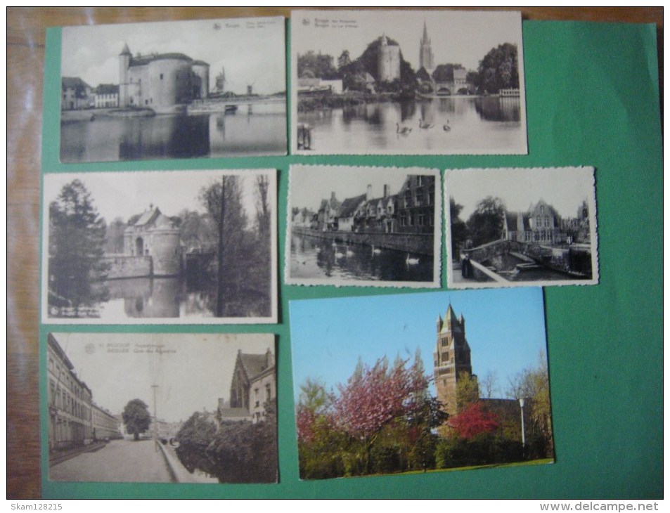 Lot De 27 Cartes + 1 Carnet Avec 22  Cartes + 2 Snapshots De BRUGGE - BRUGES - Brugge