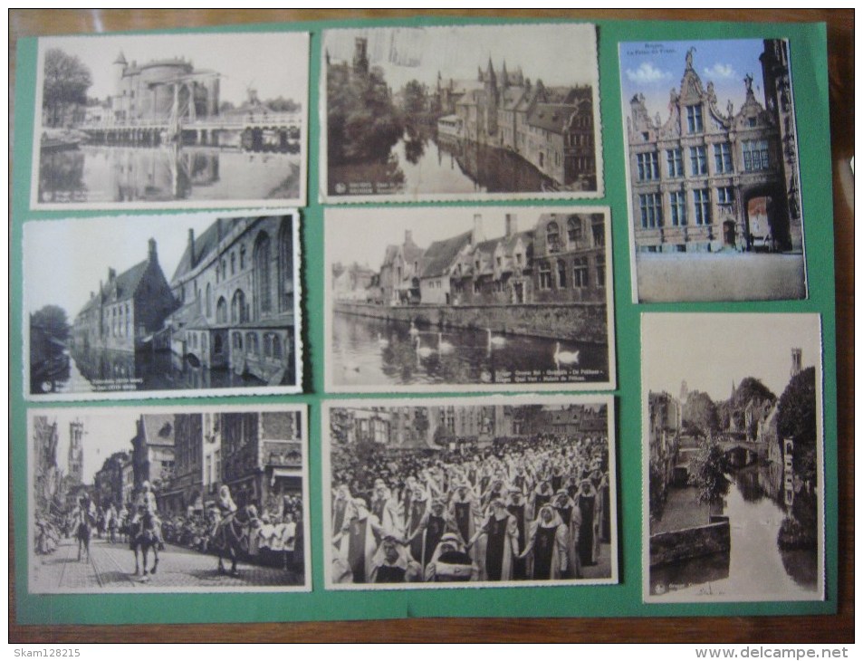 Lot De 27 Cartes + 1 Carnet Avec 22  Cartes + 2 Snapshots De BRUGGE - BRUGES - Brugge