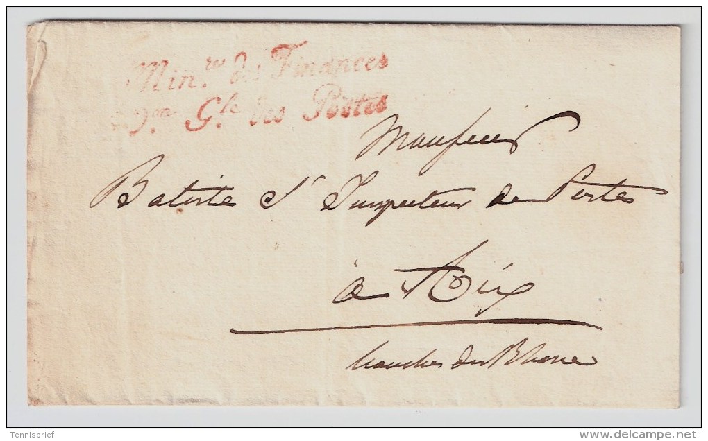 Frankreich, 1829, Selt. Franchise-Stp., Paris  , #3029 - 1801-1848: Precursores XIX