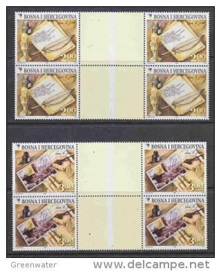 Europa Cept 2008 Bosnia/Herzegovina Sarajevo 2v 2 Gutter ** Mnh (23735) - 2008