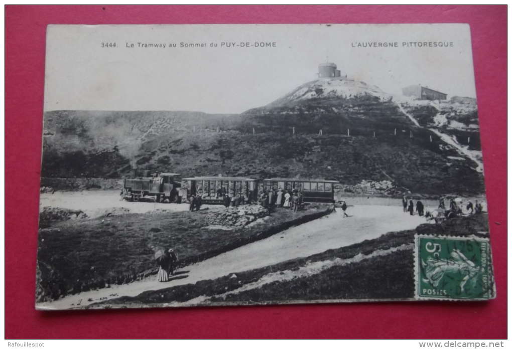 C P Le Tramway Au Sommet Du Puy De Dome - Funicular Railway