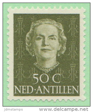 NAN SC #225 MNH  1950 Queen Juliana, CV $14.00 - Curacao, Netherlands Antilles, Aruba