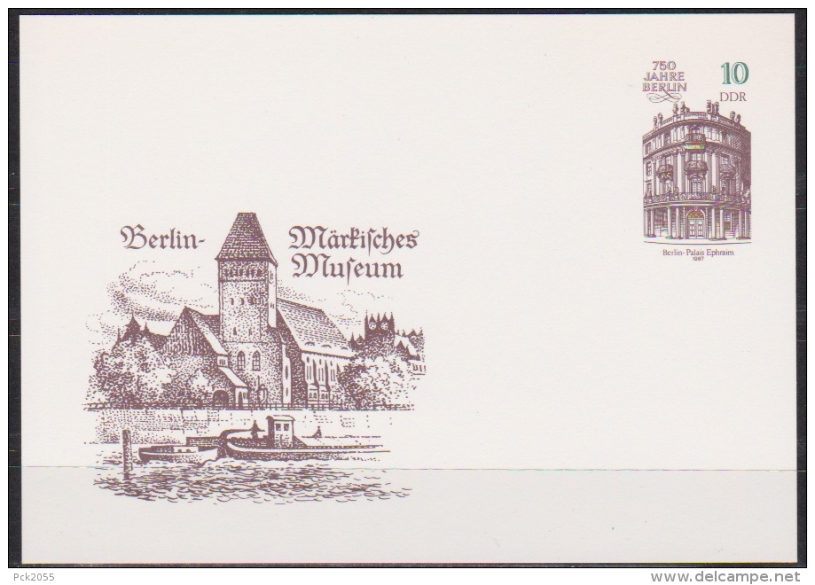 DDR Ganzsache 1987 MiNr. P 95 Ungelaufen   ( D 2358 ) - Cartes Postales - Neuves