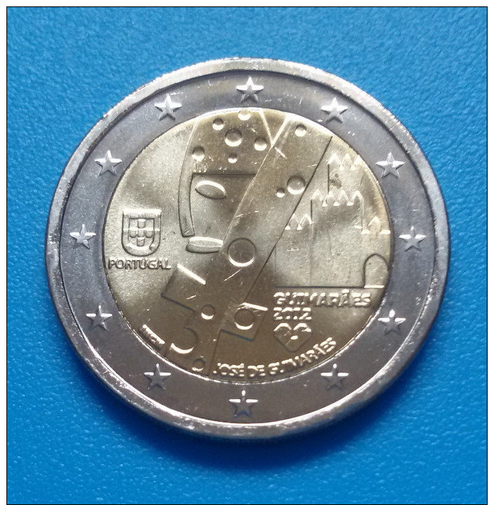 2 Euro Commemorative Portugal 2012 Guimaraes PIECE NEUVE UNC - Portugal