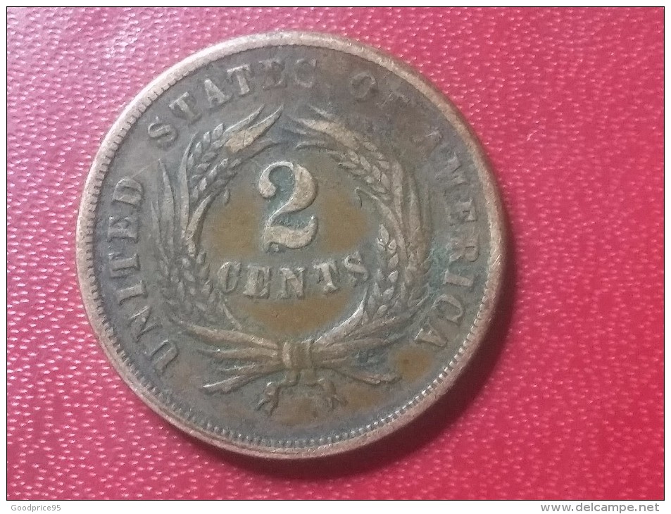 2 CENTS 1864 - 2, 3 & 20 Cents