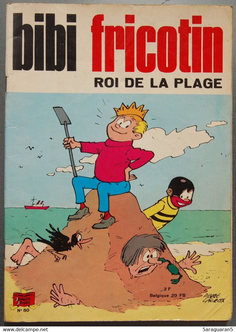 BD BIBI FRICOTIN - 80 - Bibi Fricotin Roi De La Plage - EO 1970 - Bibi Fricotin