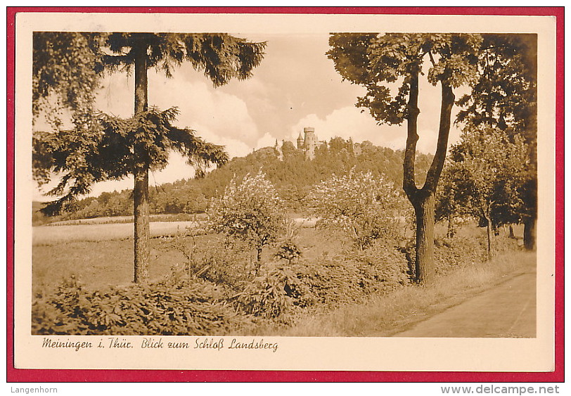 Foto-AK ´Meiningen' Schloss ~ 1941 - Meiningen