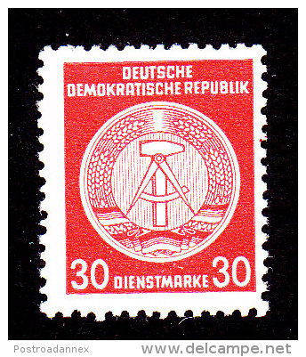 DDR, Scott #O24, Mint Never Hinged, Arms Of Republic, Issued 1955 - Sonstige & Ohne Zuordnung