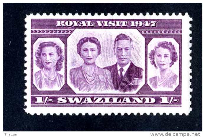 6482x)  Swaziland 1947 ~ -Sc # 47 ( Cat.$ .25 )  Mnh**~ Offers Welcome! - Swaziland (...-1967)