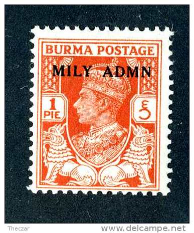 993 )  Burma 1943 Sc.#8A  Mint* ( Cat.$2.25 ) Offers Welcome! - Burma (...-1947)