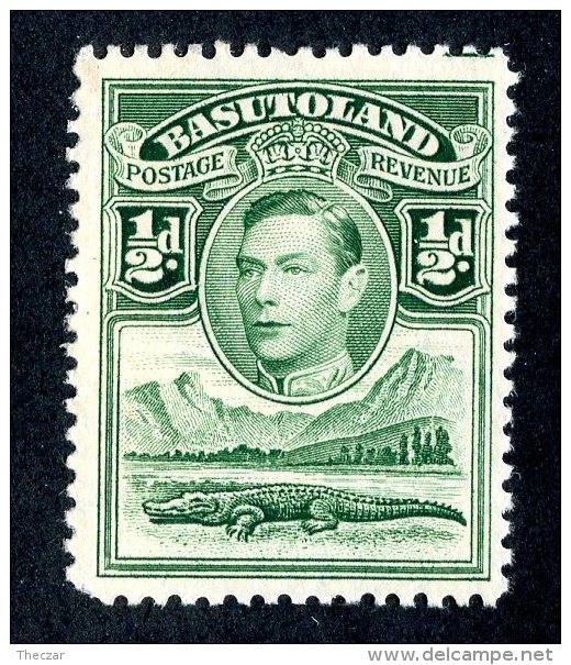3156x)  Basutoland 1938 - SG# 18 ~ Sc# 18  M* - 1933-1964 Colonie Britannique