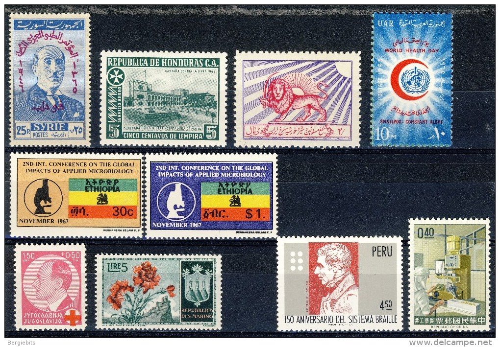 Worldwide 10 MNH Stamps, Good Value - Other & Unclassified