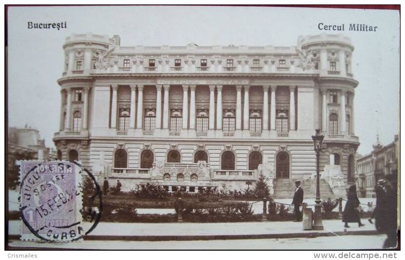 BUCURESTI 1928, Calea VICTORIEI, Cercul Militar. Military House - Rumänien