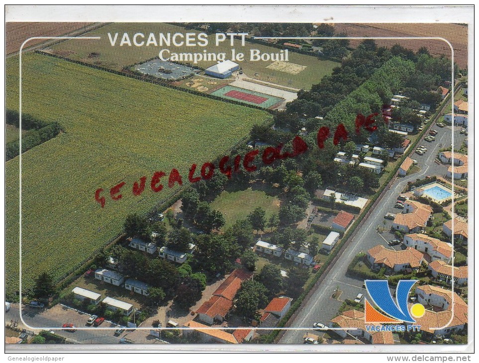 85 - LONGEVILLE SUR MER - VACANCES PTT  CAMPING VNDE  LE BOUIL - Autres & Non Classés