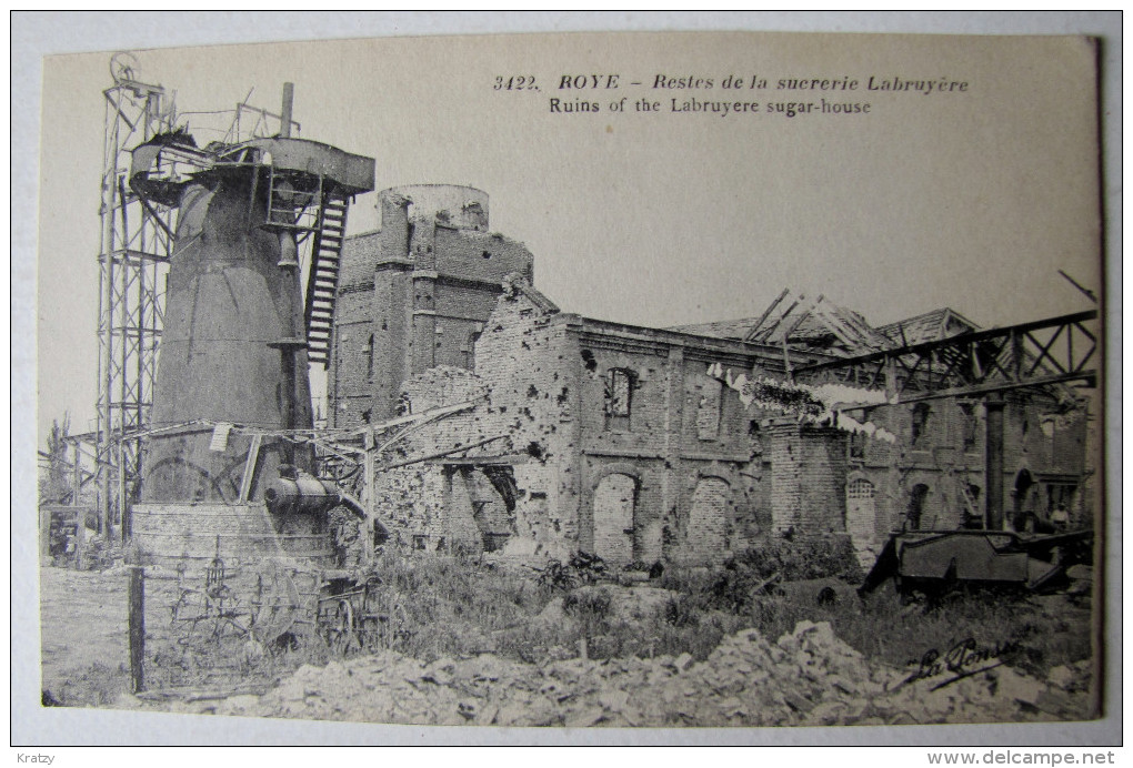 FRANCE - SOMME - ROYE - Restes De La Sucrerie Labruyère - Roye