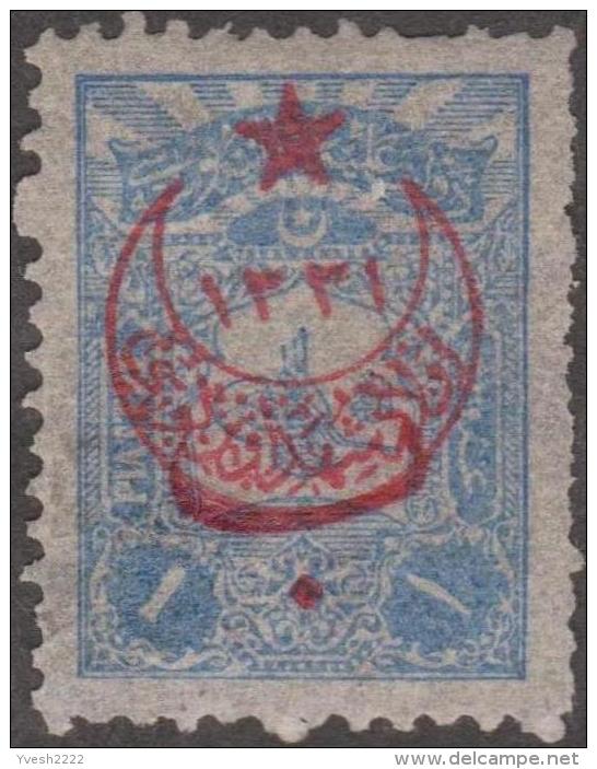 Turquie 1915, petit lot de timbres surchargés, neufs et oblitérés