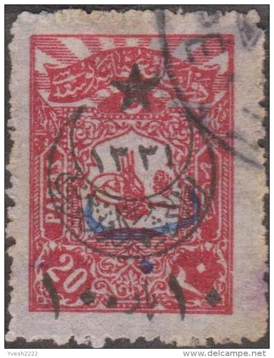 Turquie 1915, petit lot de timbres surchargés, neufs et oblitérés