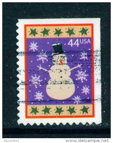 USA  -  2009  Christmas  44c  Used As Scan - Used Stamps