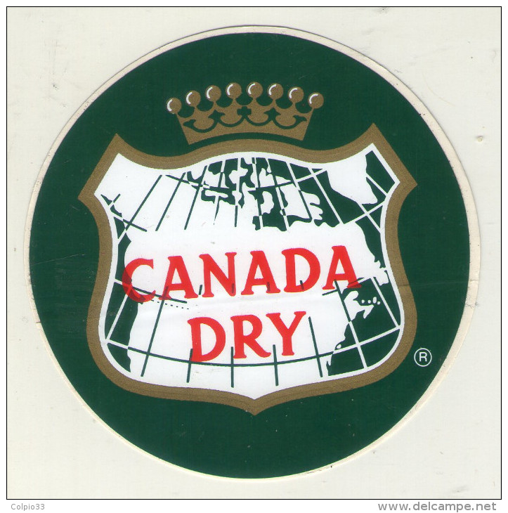 AUTOCOLLANTS . STICKER .   CANADA DRY - Autocollants