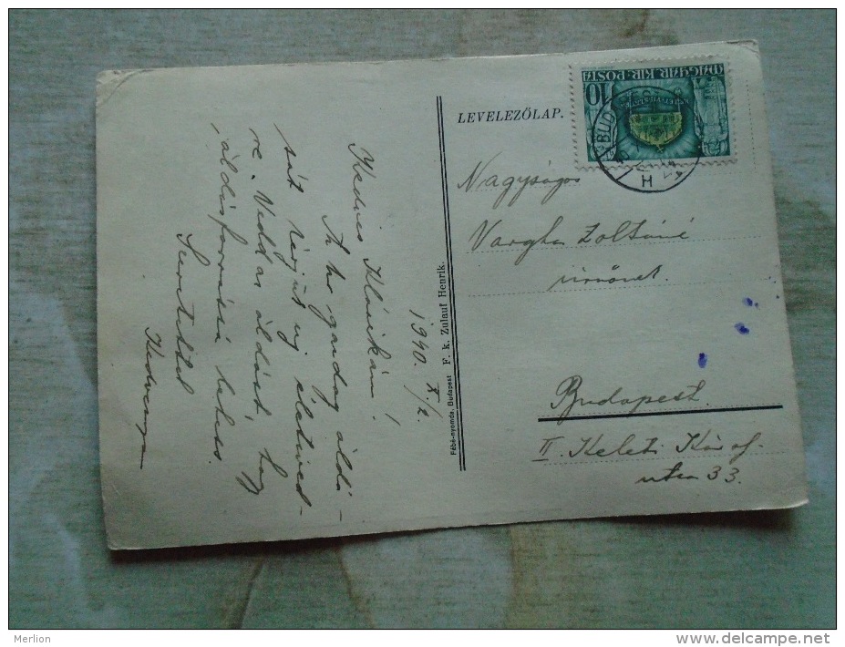 Hungary- Postcard  Fébé Evangélikus Diakonissza Egyesület  Piliscsaba  1940     B158.6 - Storia Postale