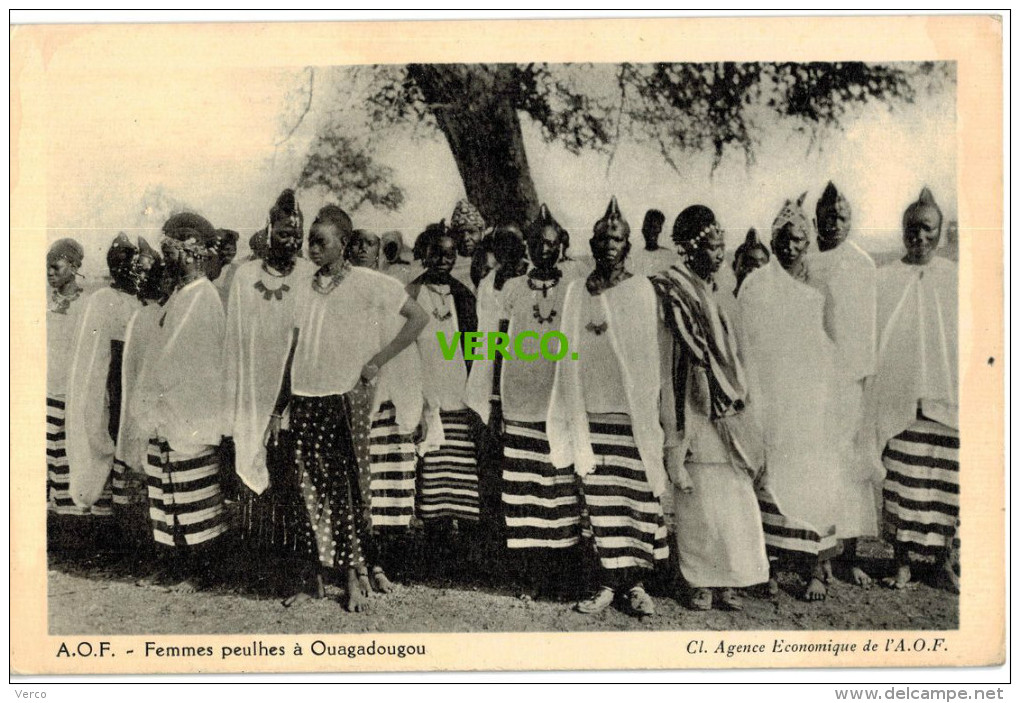 Carte Postale Ancienne Du BURKINA FASO – FEMMES PEUHLES A OUAGADOUGOU - Burkina Faso