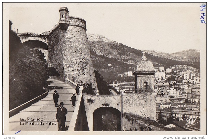 Monaco - Montée Du Palais - Editeur Munier - Monte-Carlo