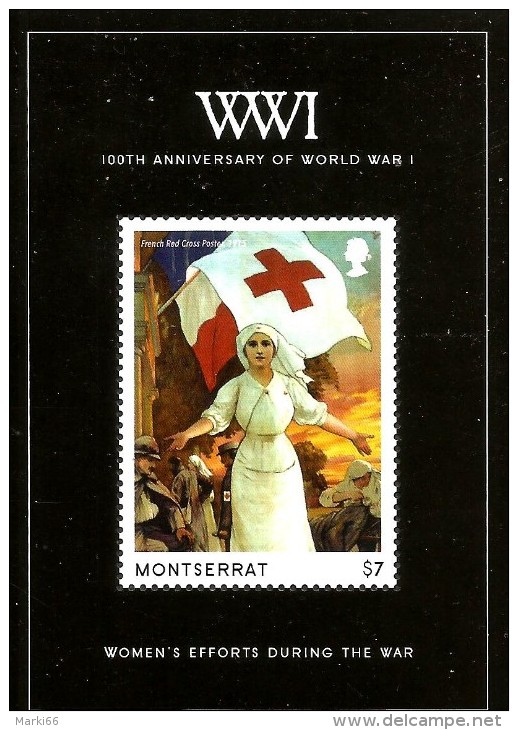 Montserrat - 2014 - Centenary Of World War I - Mint Souvenir Sheet - Montserrat