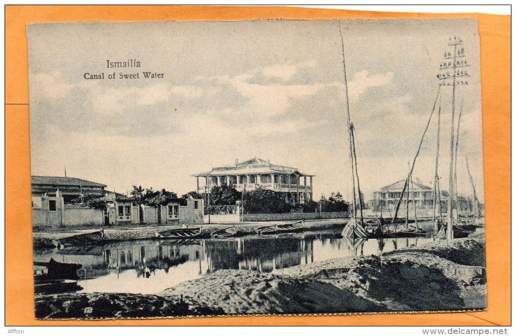 Ismailia 1910 Postcard - Ismailia