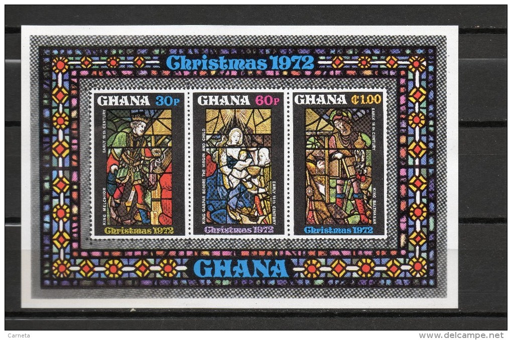 GHANA BLOC N° 46 NEUFS SANS CHARNIERE COTE 15.00€ NOEL - Ghana (1957-...)