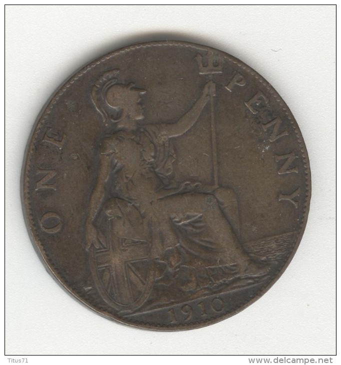 1 Penny Grande Bretagne / U.K. 1910 Edouard VII / Edward VII - D. 1 Penny