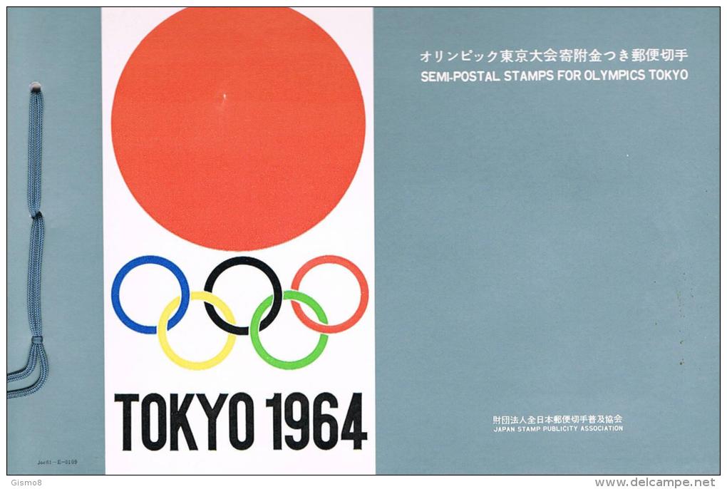 Werbeheft TOKYO 1964 Semi-Postal Stamps For Olympics Tokyo Mit 6 Serien Olympia-Marken 1961-1964 - Summer 1964: Tokyo