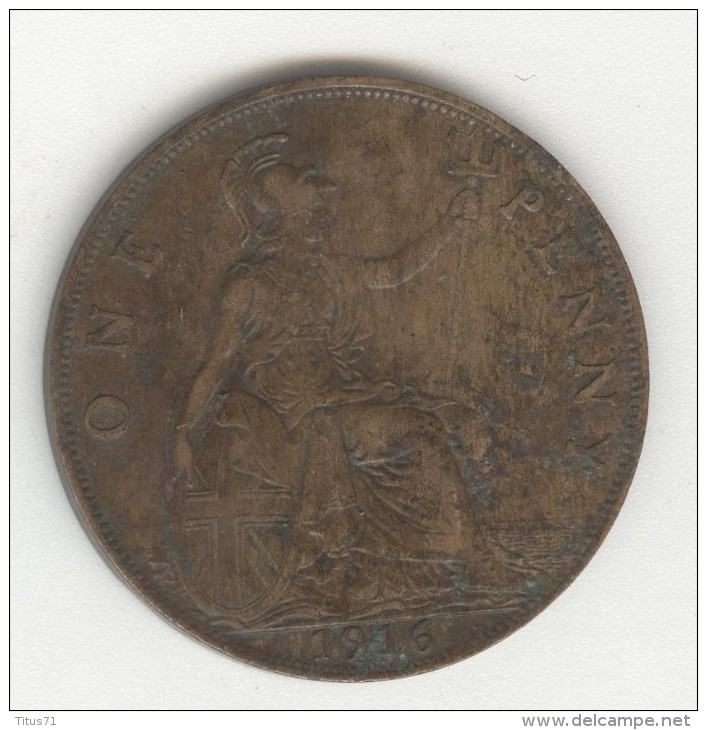 1 Penny Grande Bretagne / U.K. 1916 Georges V - D. 1 Penny