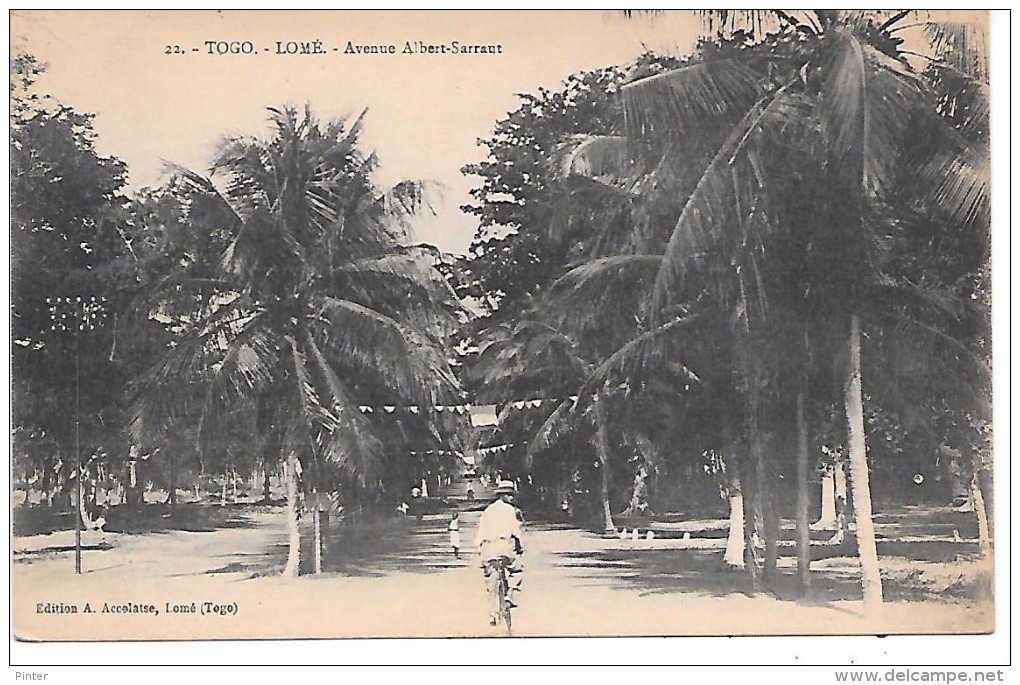 TOGO - LOME - Avenue Albert Sarraut - Togo