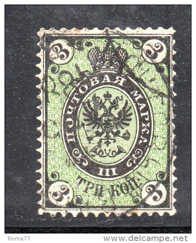 W3041 - RUSSIA 1866 , 3 K N. 19 Usato - Usati