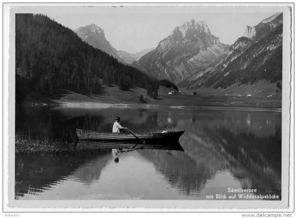 SCHWEIZ, SÄMTISERSEE 1946 - Stempel WEISSBAD - Zensuriert - Weissbad 